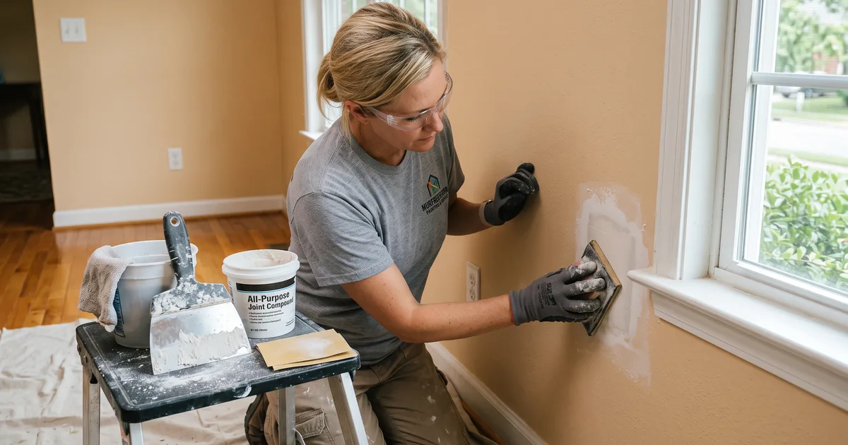 How Murfreesboro painters prep walls before interior painting