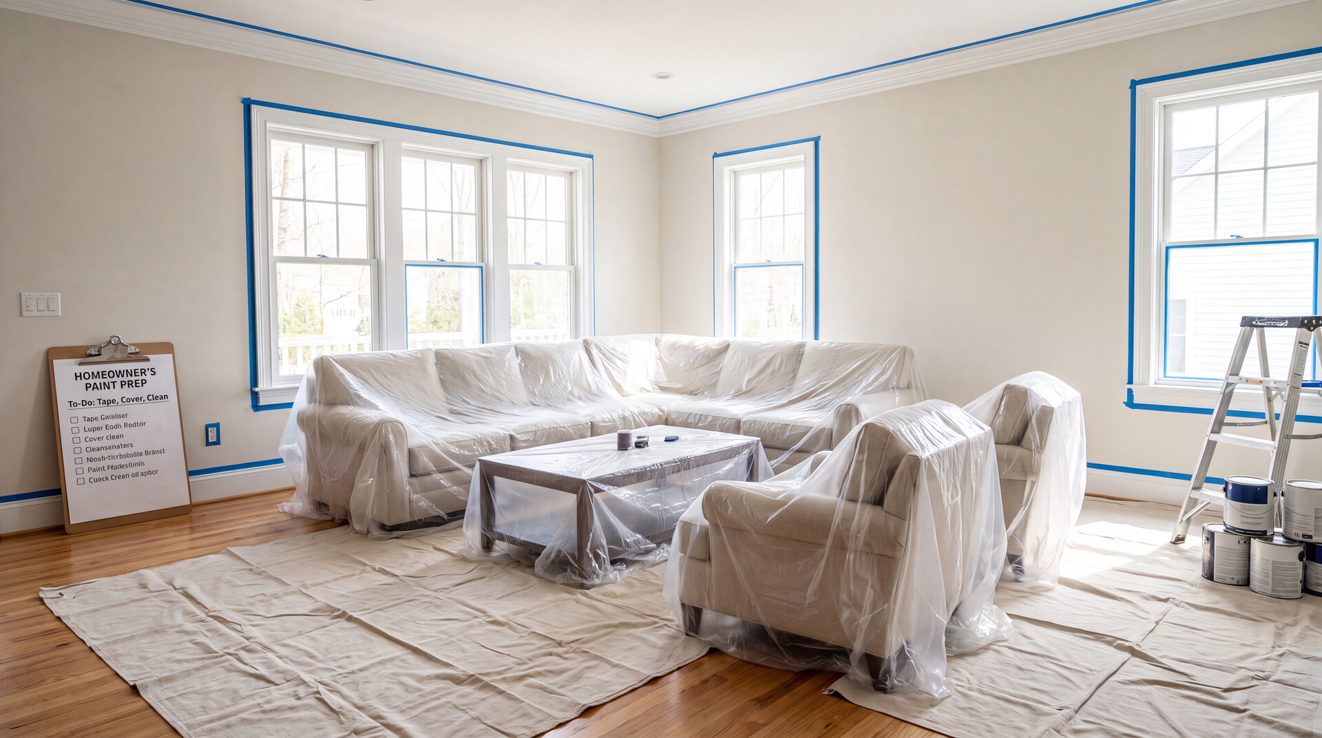 How to prepare home for painters