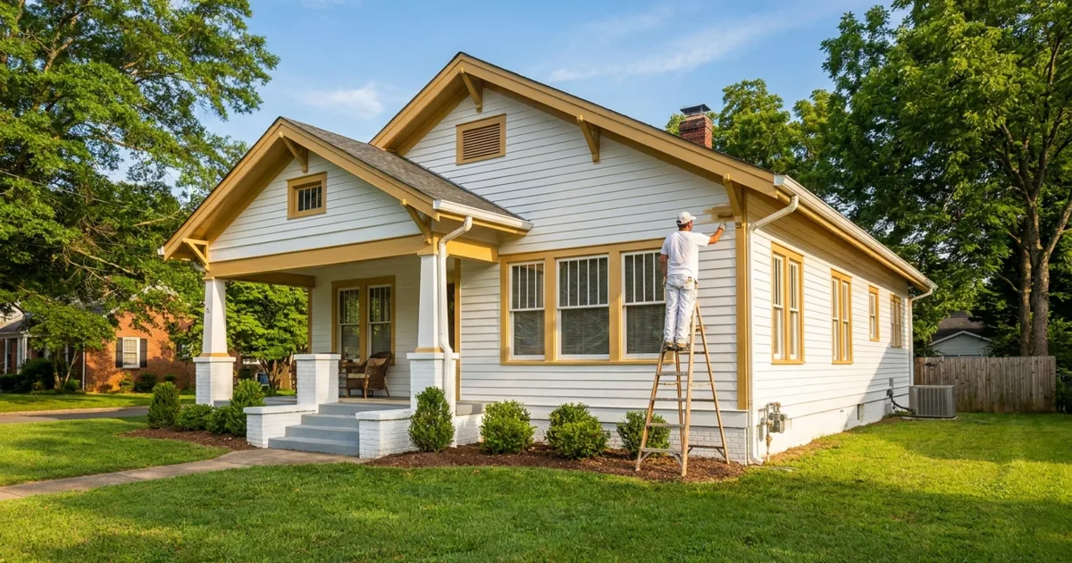 How often to repaint exterior of a Murfreesboro home